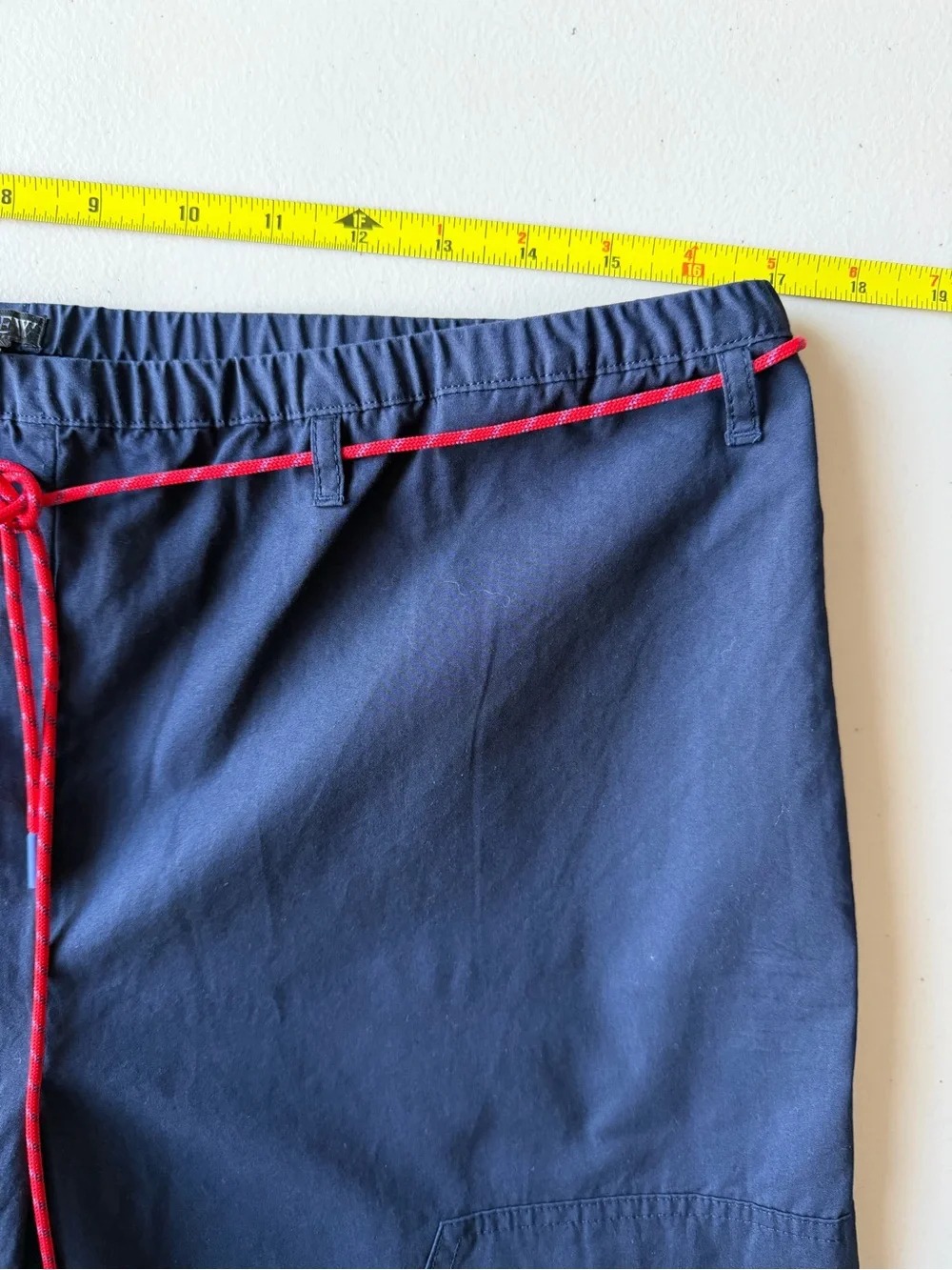 J.Crew Luna Pant with Removable Paracord Navy Size M NWT